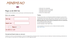 Desktop Screenshot of minbmi.no