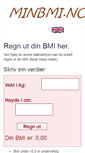 Mobile Screenshot of minbmi.no